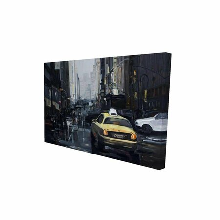 FONDO 20 x 30 in. New York in the Dark-Print on Canvas FO2786109